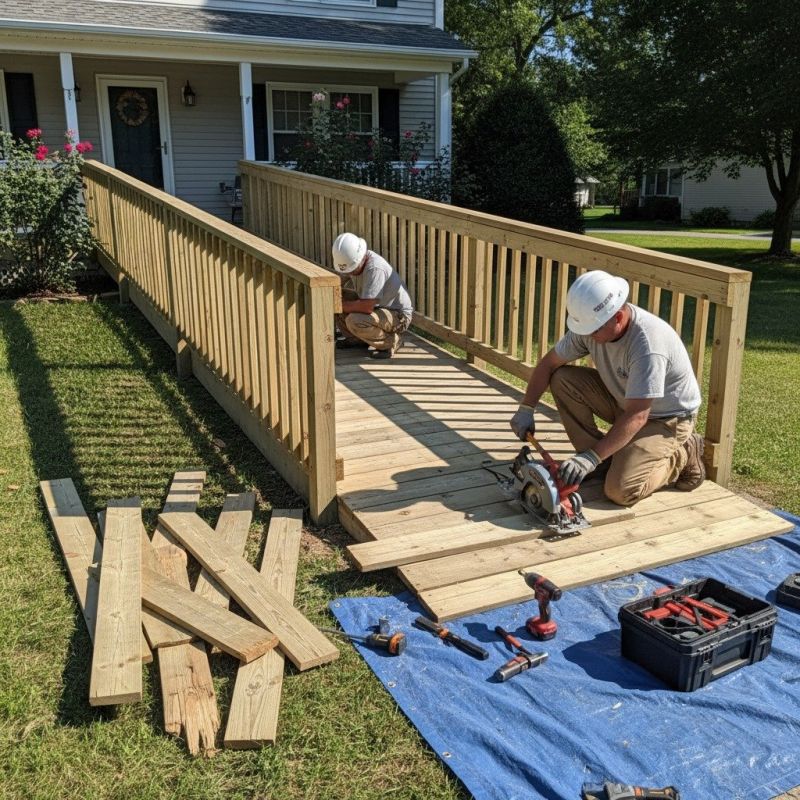 Local Ada Ramp Construction pros at work